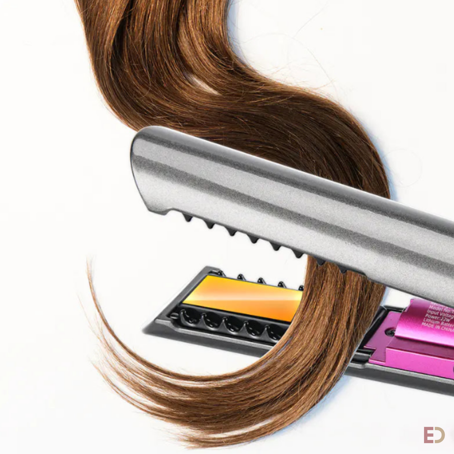 2-in-1 USB Cordless Hair Curler and Straightener