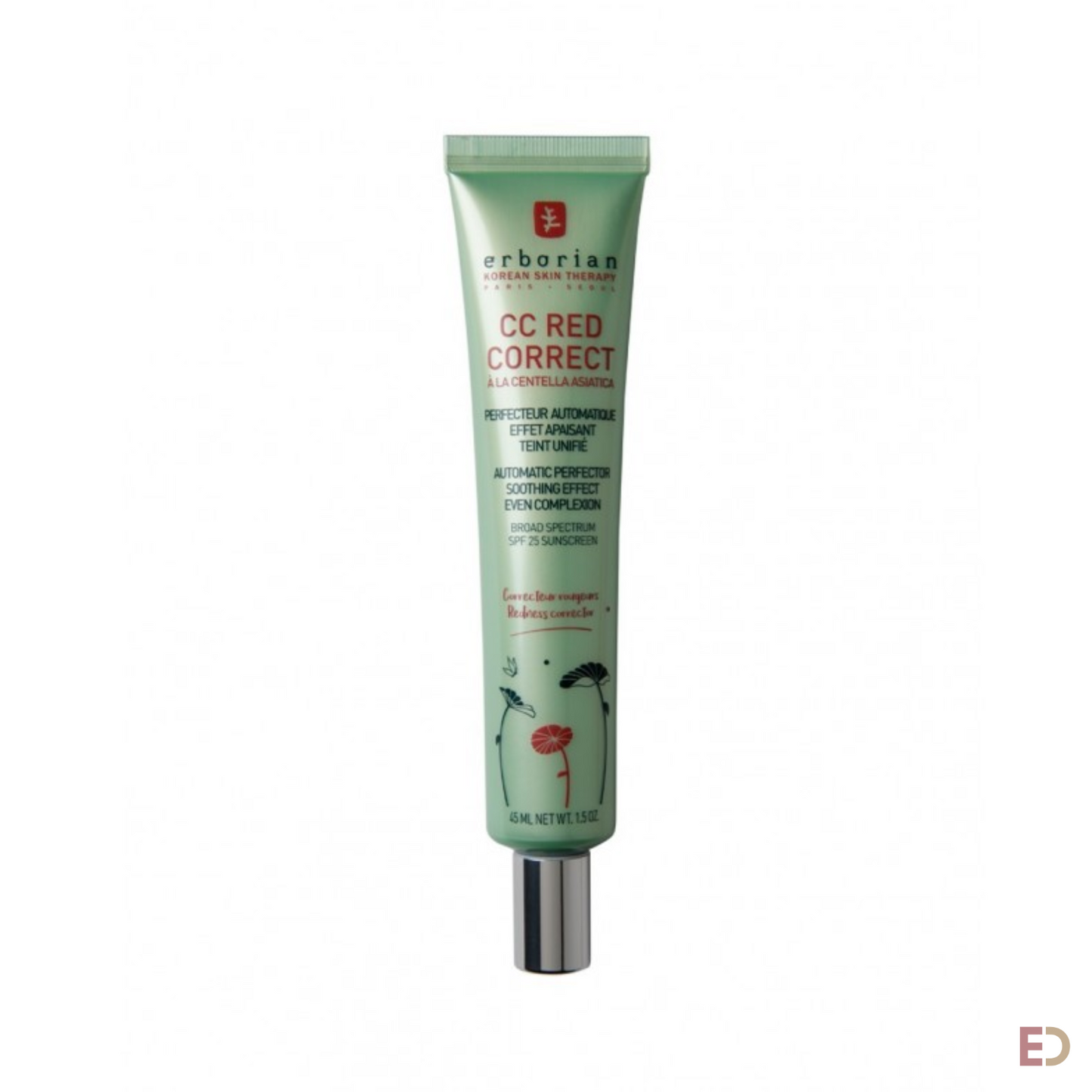 Erborian CC Red Correct Corrector anti-rojeces hidratante con PFS25 45ml